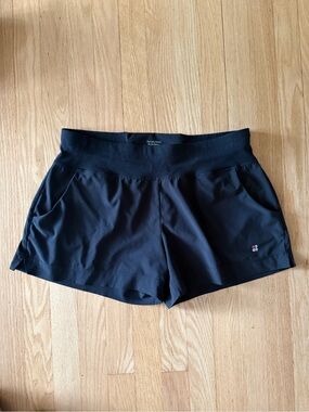 Sweaty Betty Black Athletic Shorts with Subtle Logo